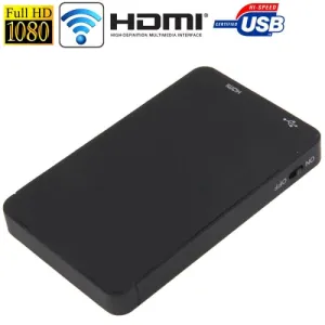 PTV-Series DLNA Display Receiver Dongle WiFi Display Sharer / HDMI / Micro USB (GX609)(Black)