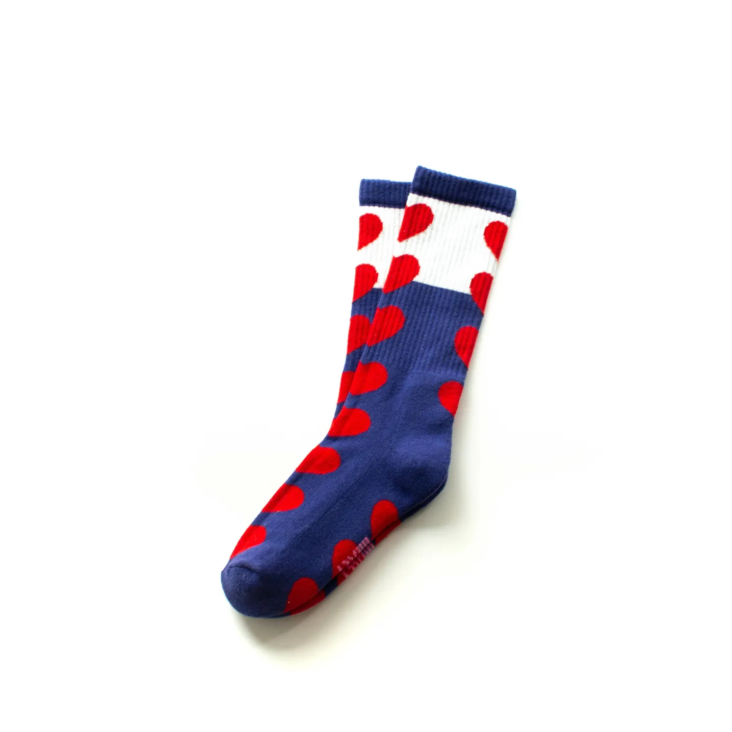 Purple & Red Hearts Socks - LAST PAIR! 0-6 months