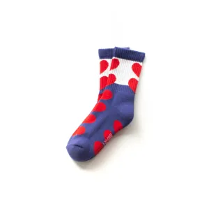 Purple & Red Hearts Socks - LAST PAIR! 0-6 months