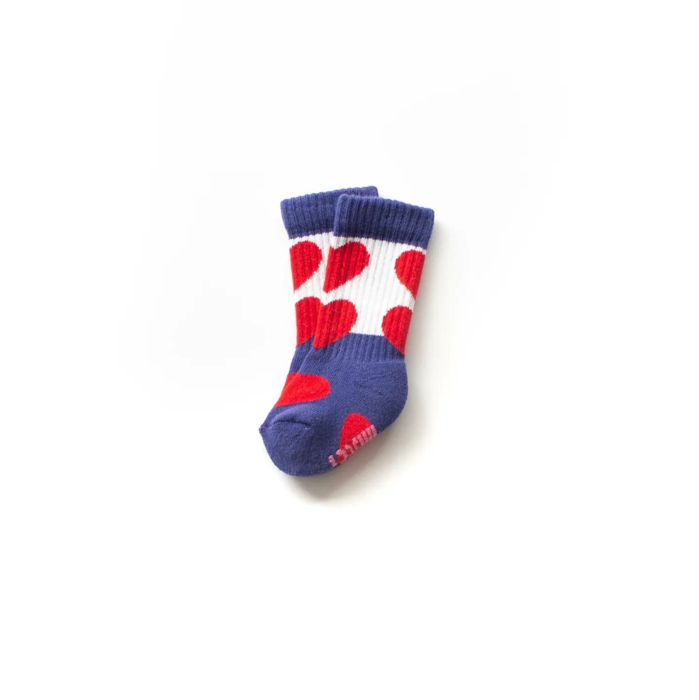Purple & Red Hearts Socks - LAST PAIR! 0-6 months