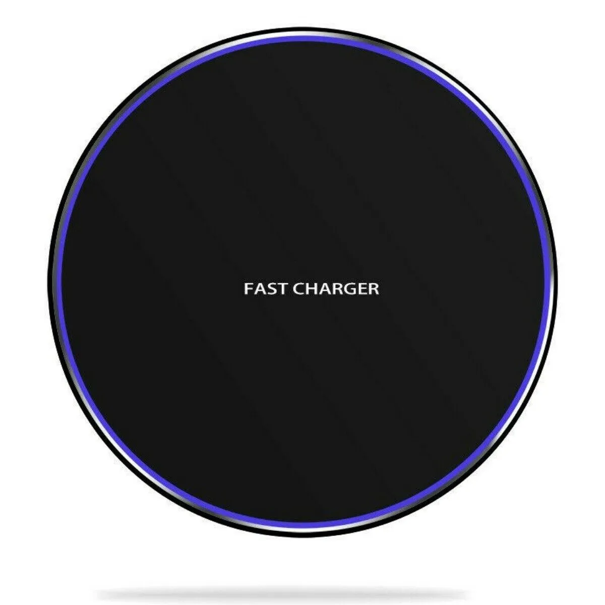 Qi Wireless Charger Fast Charging Pad for iPhone 8 X XS XR Samsung Galaxy S7 S8 S9 S10 white