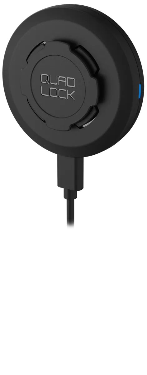 Quad Lock Car/Desk Wireless Charging Head