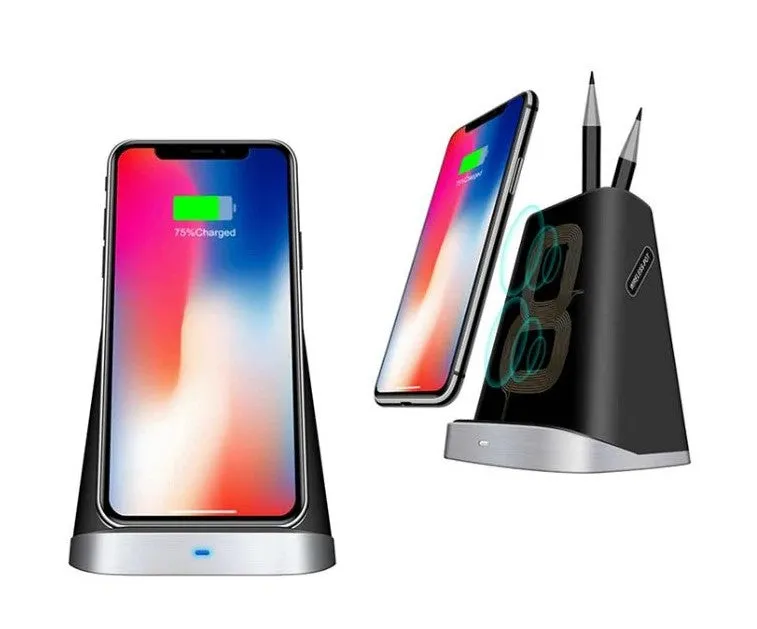 Quick Charge QI Wireless Charger for iPhone and Android   Organizer