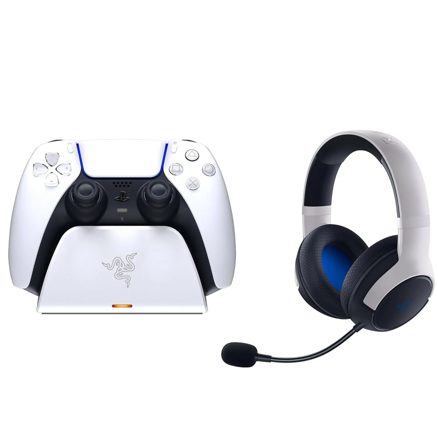 Razer Legendary Duo Bundle for PlayStation 5: Kaira Wireless Headset and Quick Charging Stand for PS5 - (Controller Sold Separately)