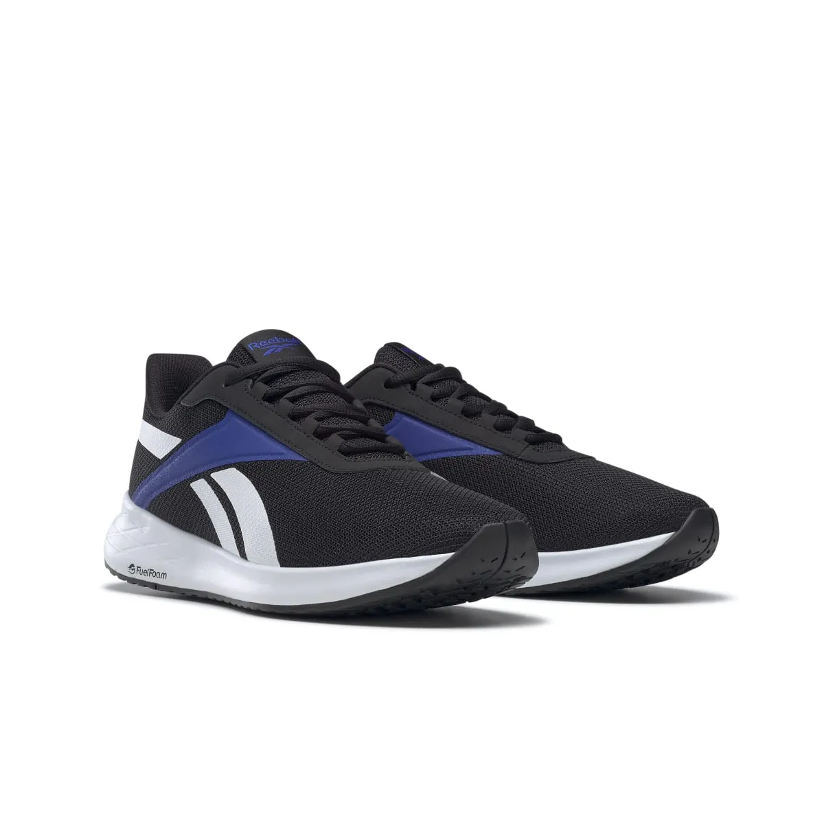 REEBOK H00821 ENERGEN PLUS MN'S (Medium) Black/White/Cobalt Mesh Running Shoes