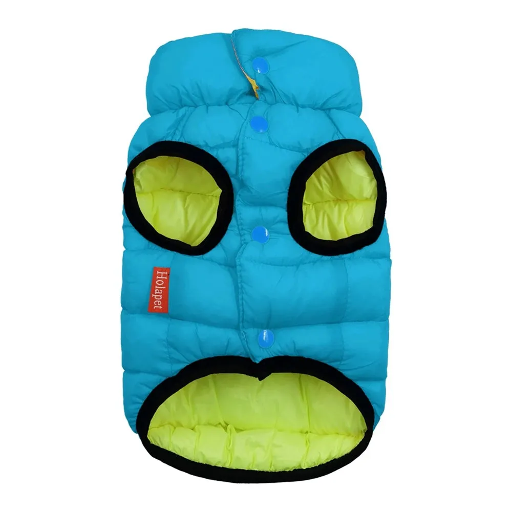 Reversible Water-Resistant Dog Puffer Coat