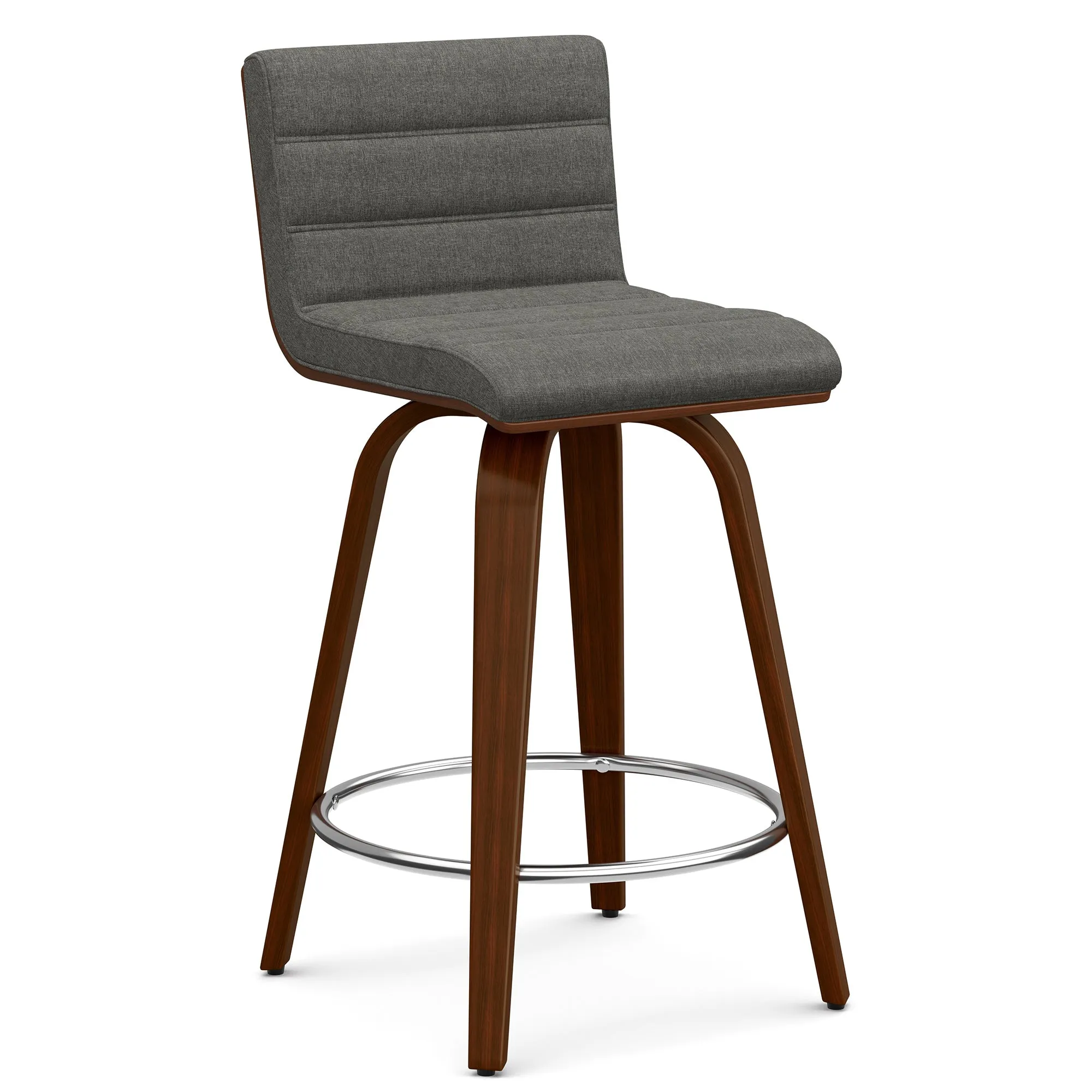 Roland Swivel Counter Height Stool in Linen