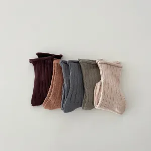 Roll Neck Socks Set (5 pack)