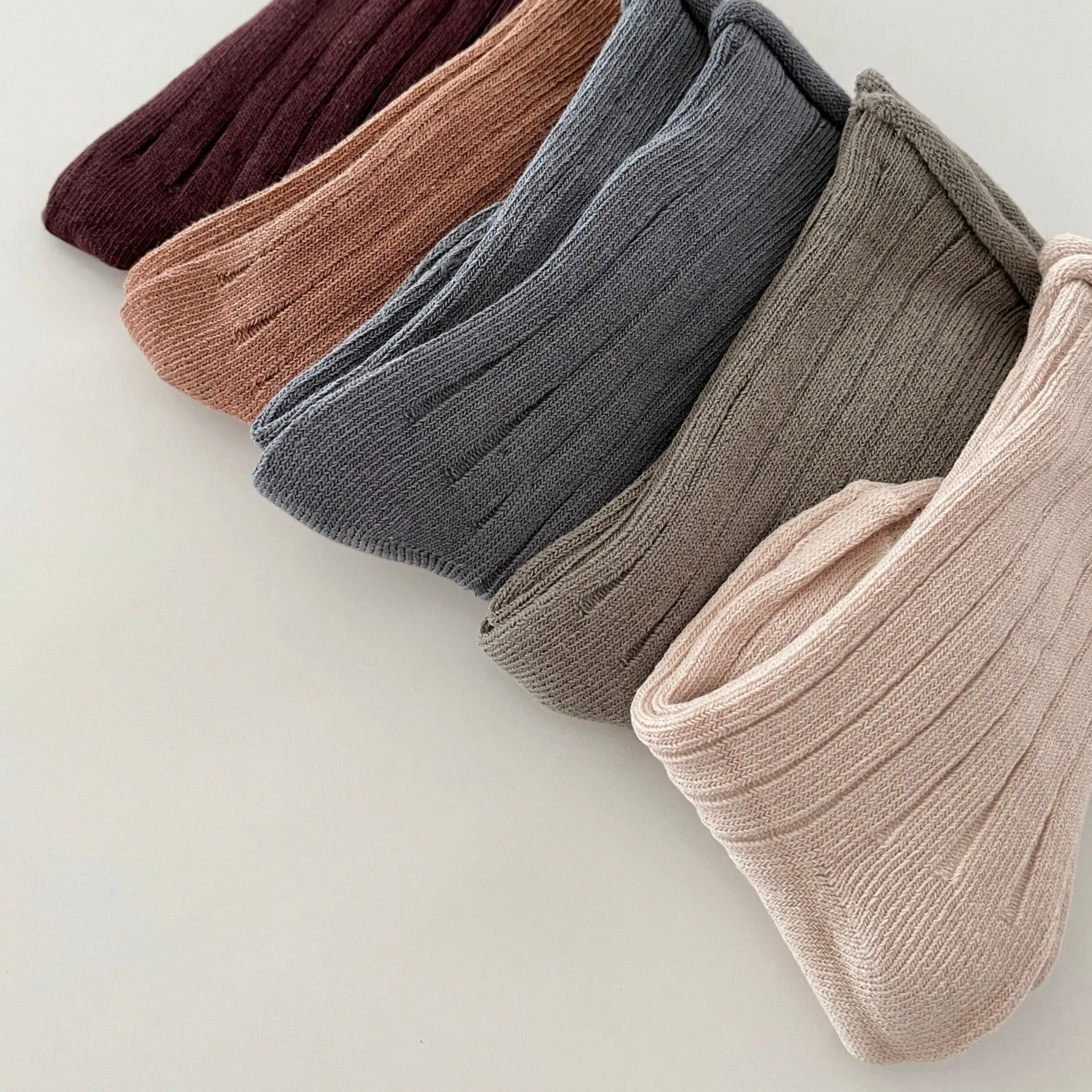 Roll Neck Socks Set (5 pack)