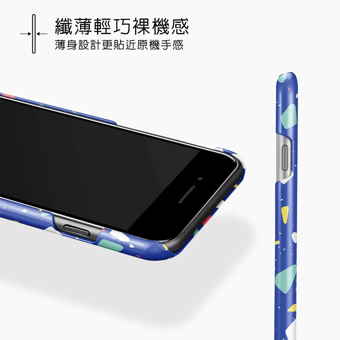 Royal Blue Terrazzo - iPhone 8 Plus/7 Plus Case