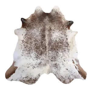 Salt & Pepper Cowhide Rug (Brown) - L