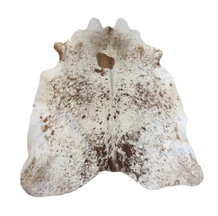 Salt & Pepper Cowhide Rug (Brown) - L