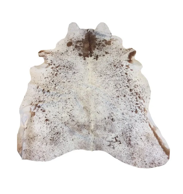 Salt & Pepper Cowhide Rug (Brown) - L