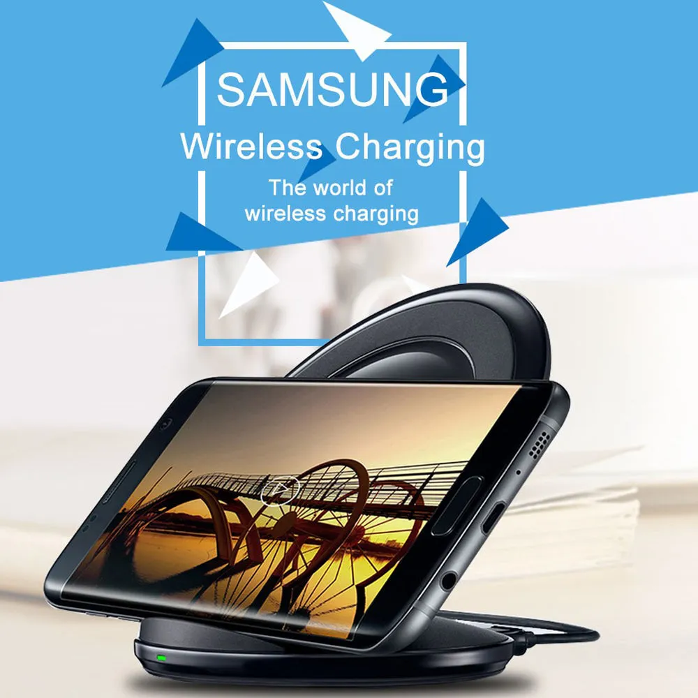 Samsung Fast Qi Wireless Charger Pad for Samsung Galaxy S10 S9 S8 Plus S7 S6 edge Note 9 8 /iPhone X XR XS 8 white