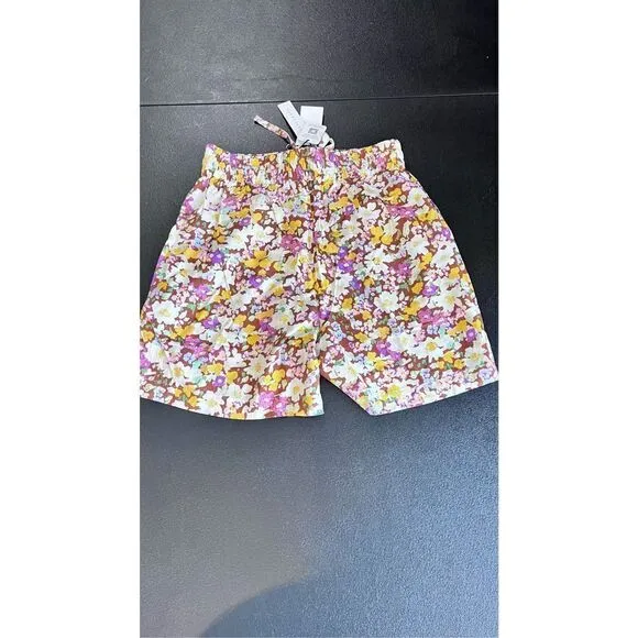 Sanctuary Women's Floral Print Side-Pocket Shorts Sunny Field Size XS NWT P1-90