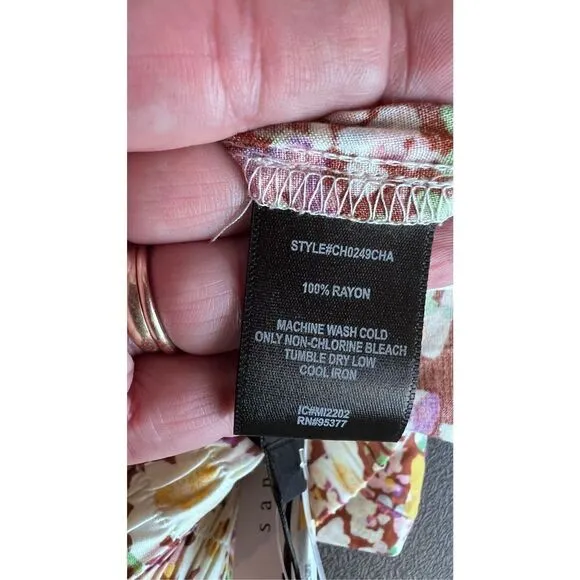 Sanctuary Women's Floral Print Side-Pocket Shorts Sunny Field Size XS NWT P1-90