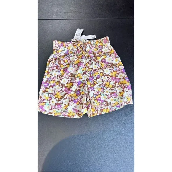 Sanctuary Women's Floral Print Side-Pocket Shorts Sunny Field Size XS NWT P1-90