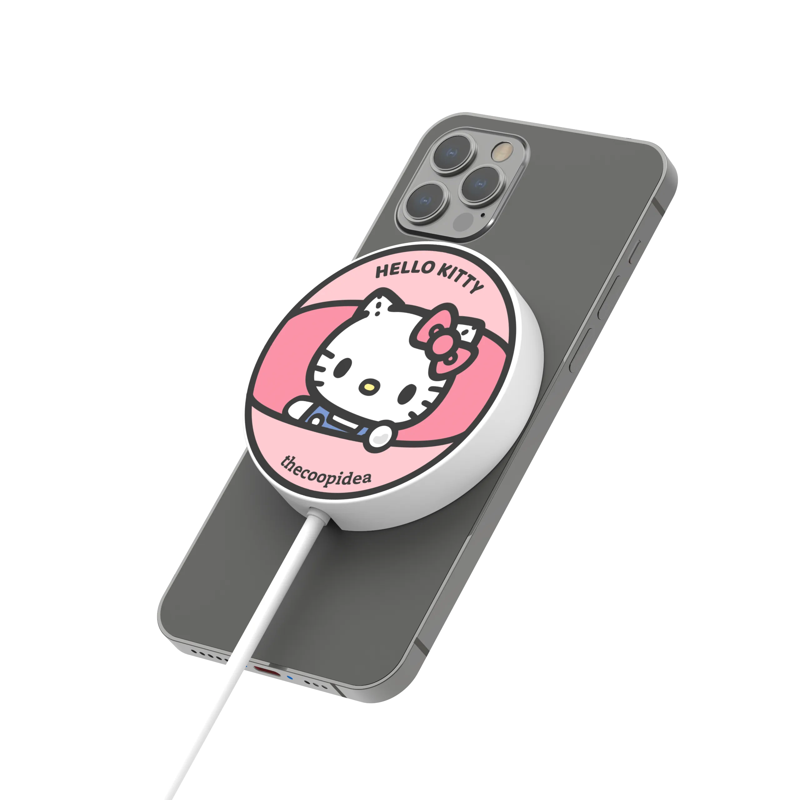 Sanrio GACHA Magnetic Charging Pad - Hello Kitty