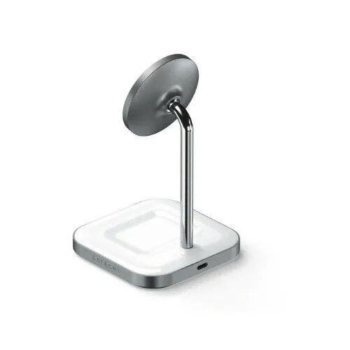 Satechi Magnetic 2-in-1 Wireless Charging Stand Charger- LED Indicator Light