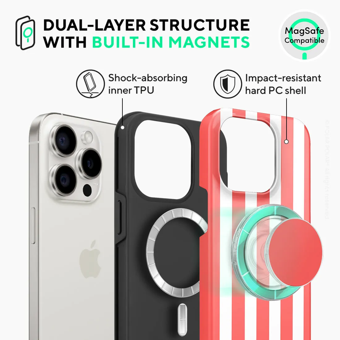 Scarlet Stripe Custom - iPhone 15 Pro Case