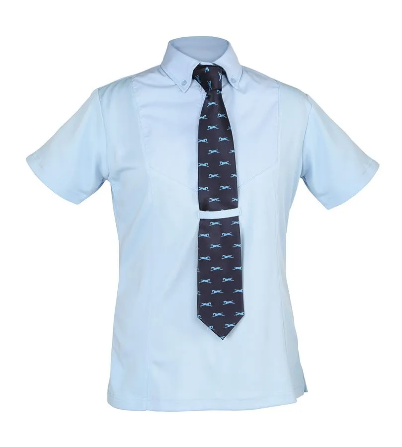 Shires Short Sleeve Tie Shirt - Ladies