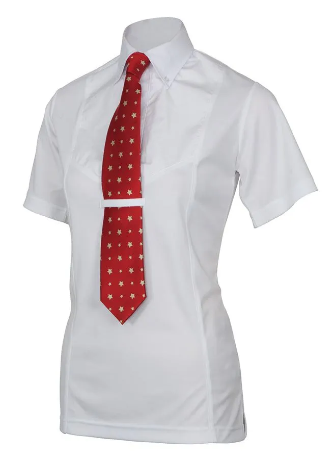 Shires Short Sleeve Tie Shirt - Ladies