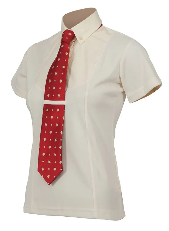 Shires Short Sleeve Tie Shirt - Ladies