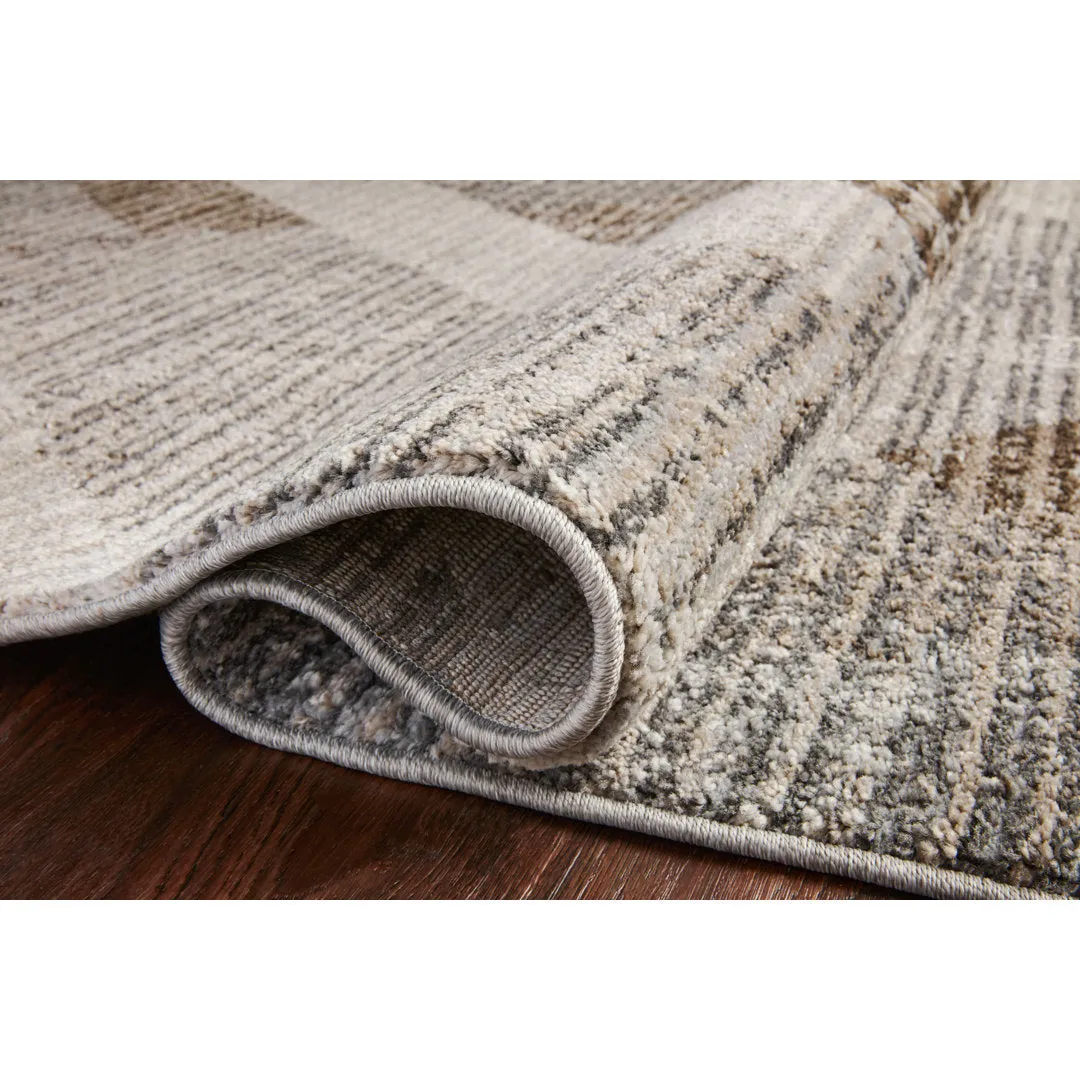 Sidwell Geometric Brown/Gray Area Rug Corrigan Studio® Rug Size: Rectangle 2' x 3'