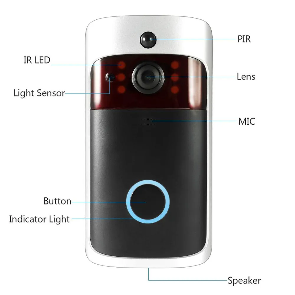 Smart Wireless WiFi Security Door Bell