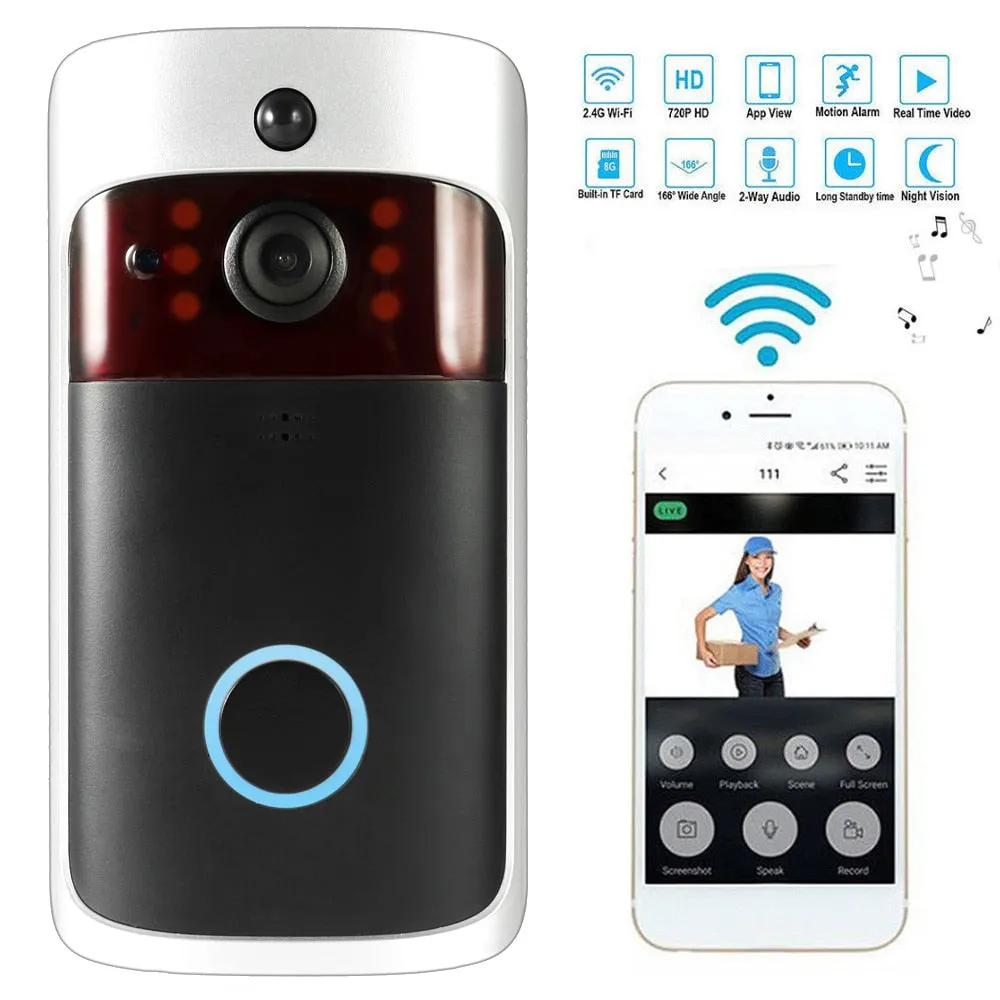 Smart Wireless WiFi Security Door Bell