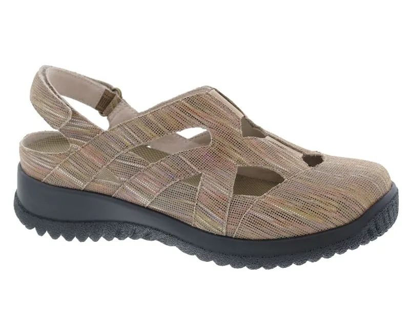 SMILES Khaki Stripe Leather