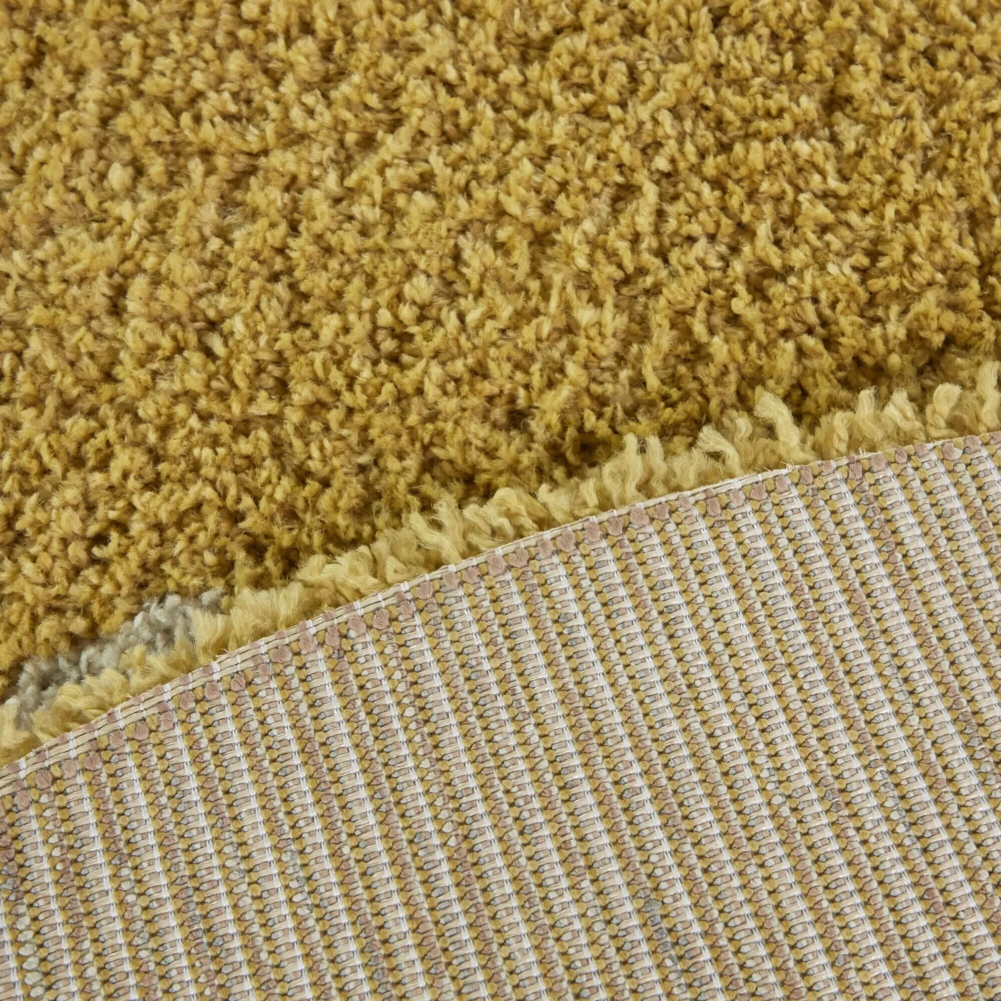 Smiley Face Kids Shag Area Rug 5'3" Round Cream White Yellow Novelty