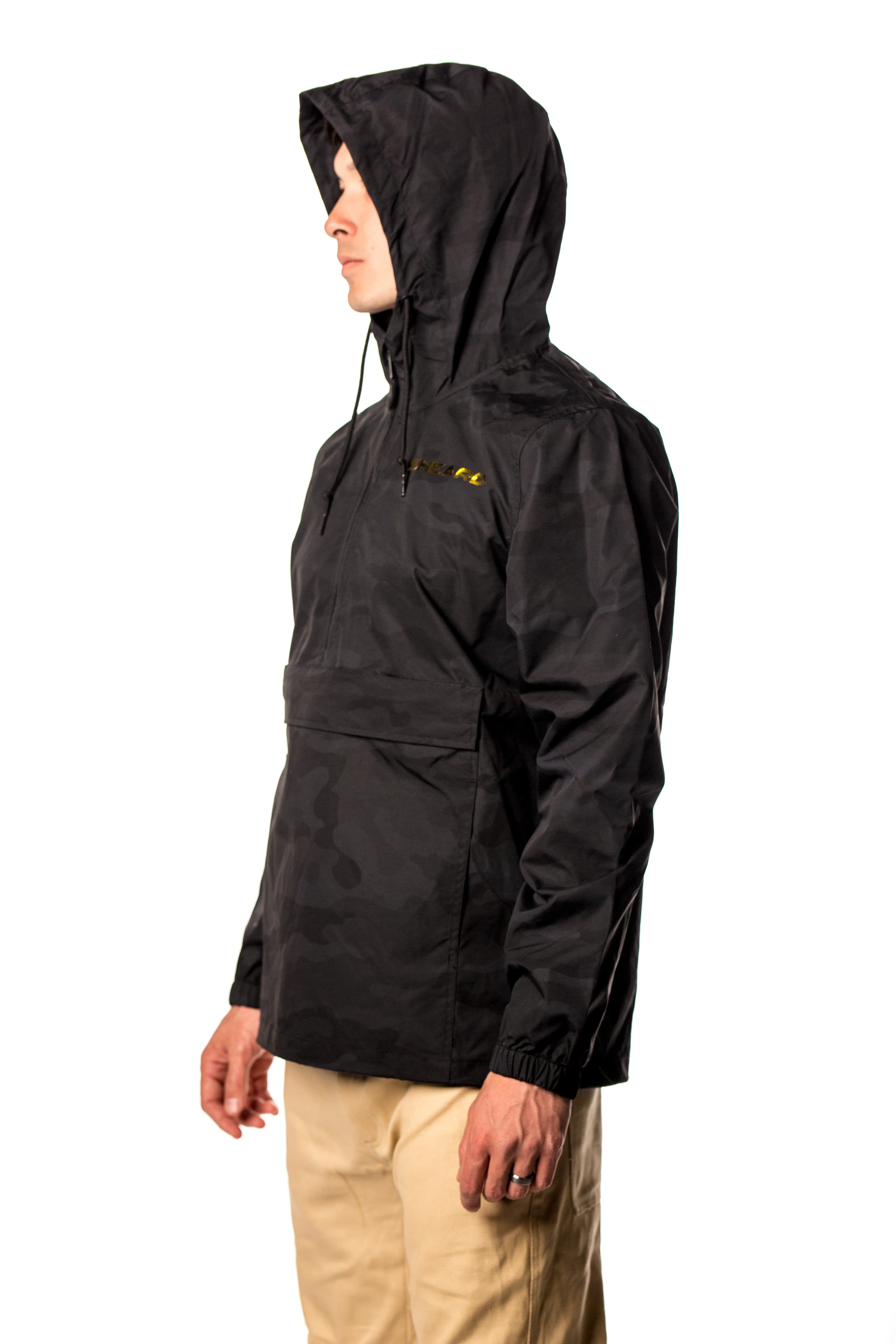 Solventless Wash Jacket - Black Camo & Gold