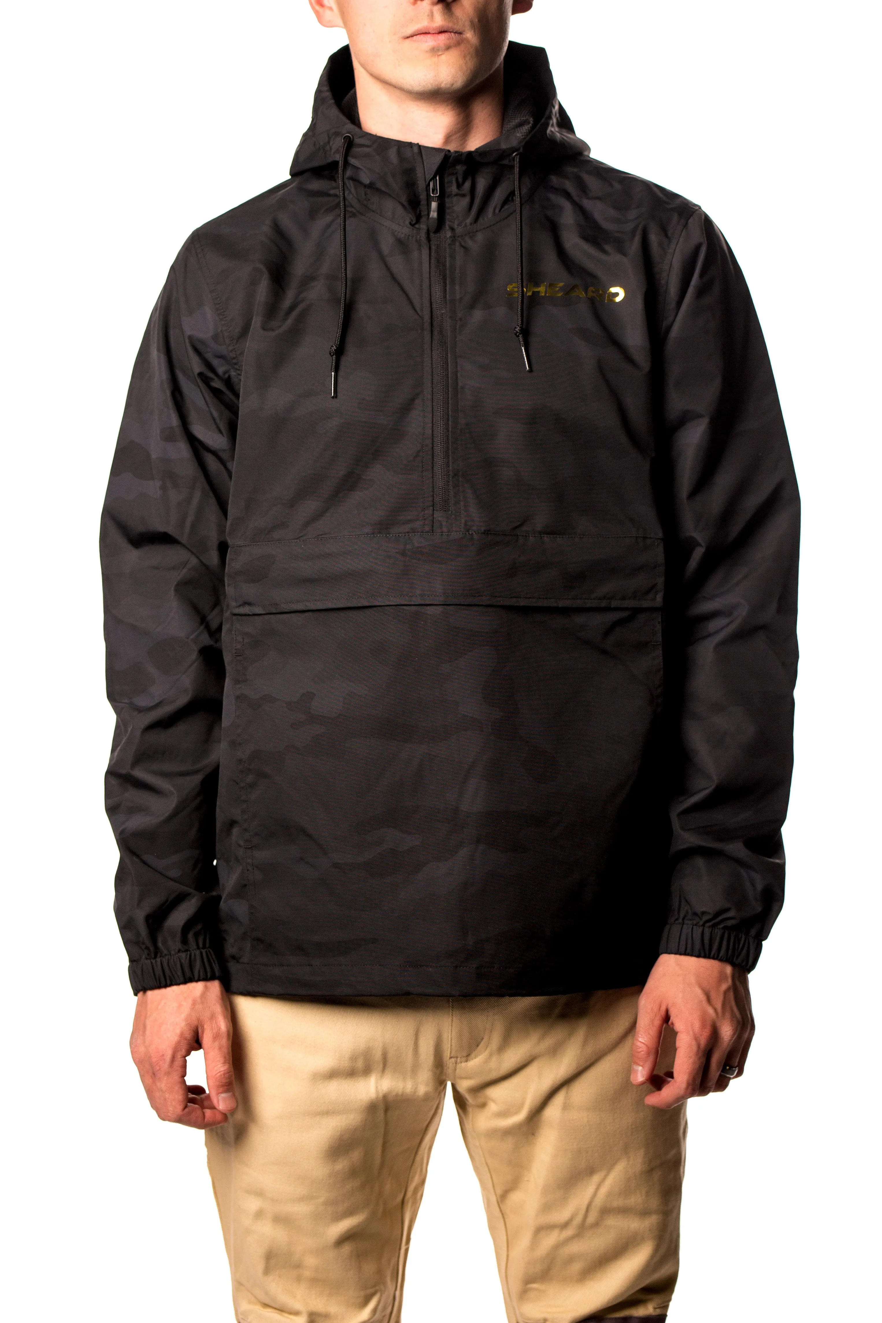 Solventless Wash Jacket - Black Camo & Gold