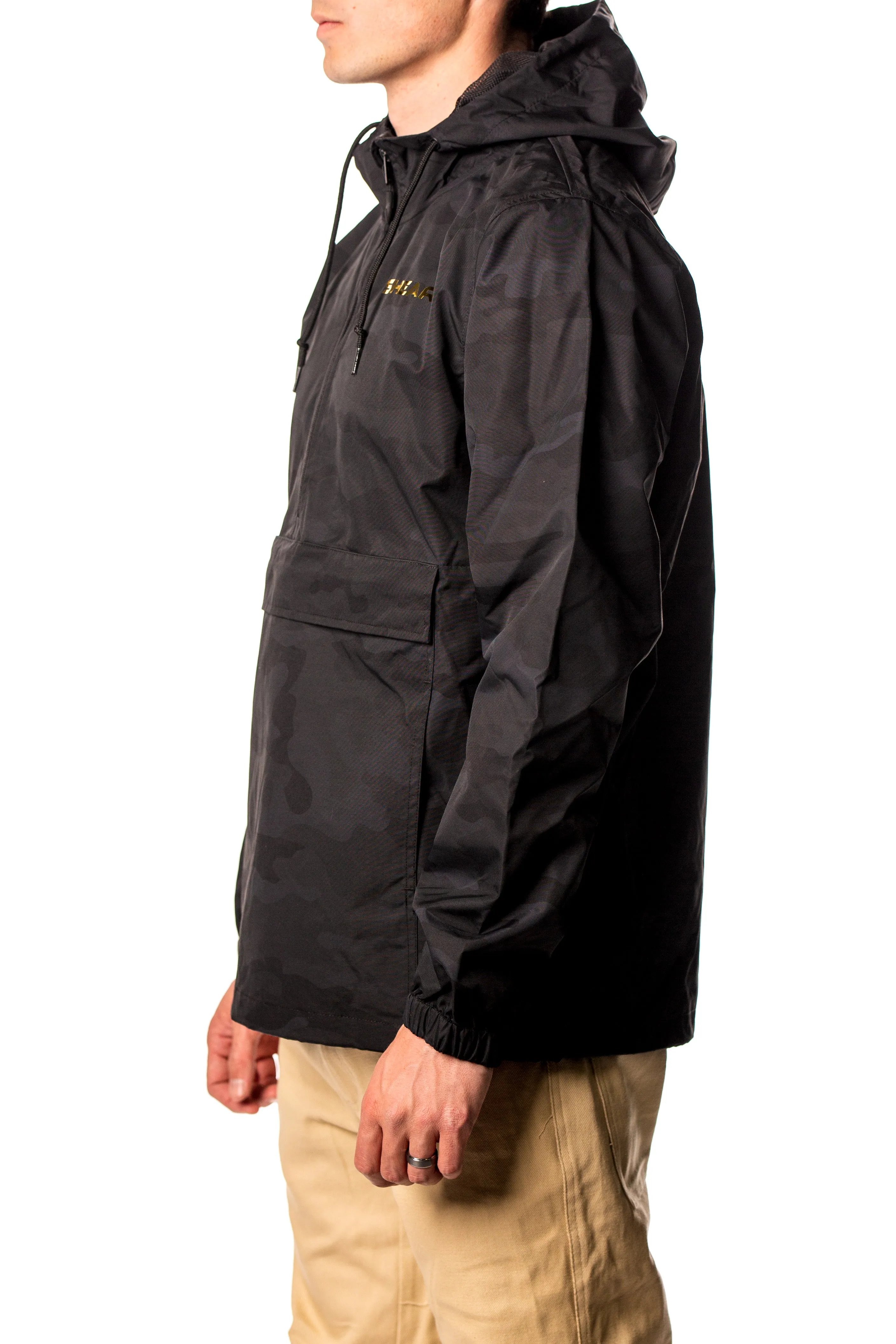 Solventless Wash Jacket - Black Camo & Gold
