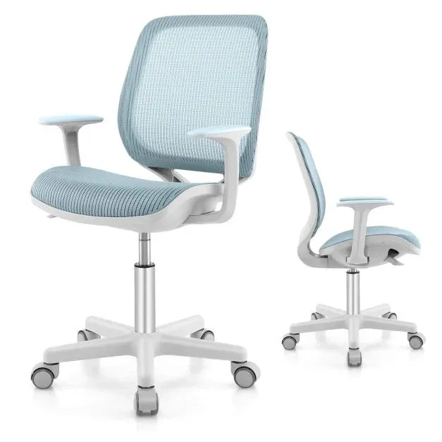 Spine Supporting & Breathable Height Adjustable Ergonomic Childrens Desk Chair | Childrens Office Chair | 6-15 Years