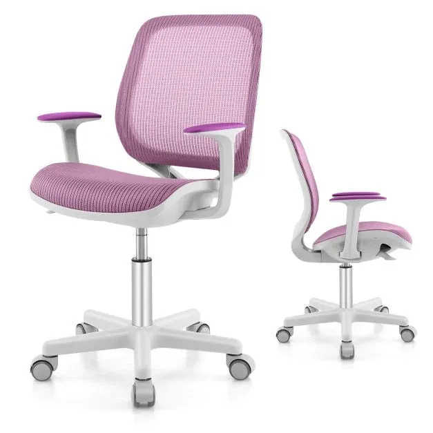 Spine Supporting & Breathable Height Adjustable Ergonomic Childrens Desk Chair | Childrens Office Chair | 6-15 Years