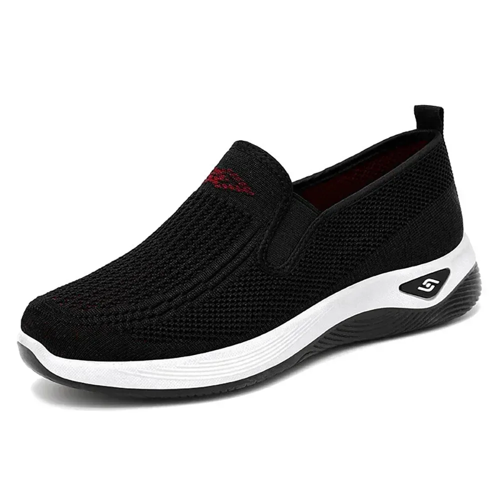 Spring and Autumn Women's Breathable Lightweight Mountaineering Shoes Comfortable Elderly Sports Shoes Casual Mom's Shoes