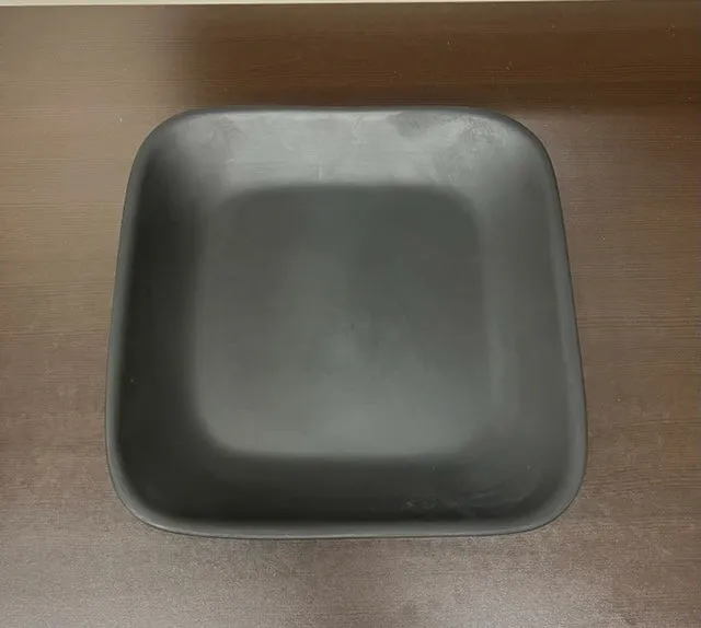 Square Tray Large - Solid Black