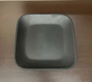 Square Tray Large - Solid Black