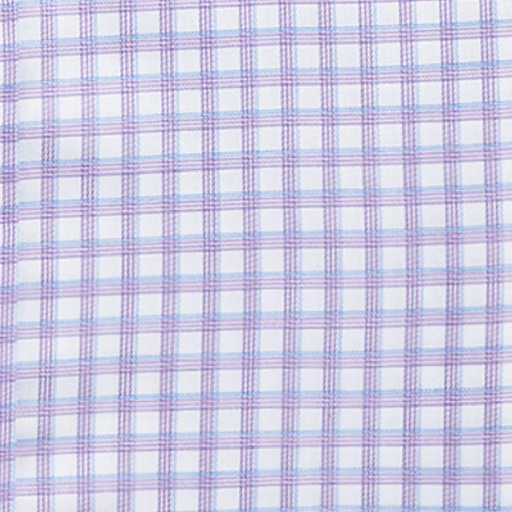 Stain Resistant Multi Check - Lavender