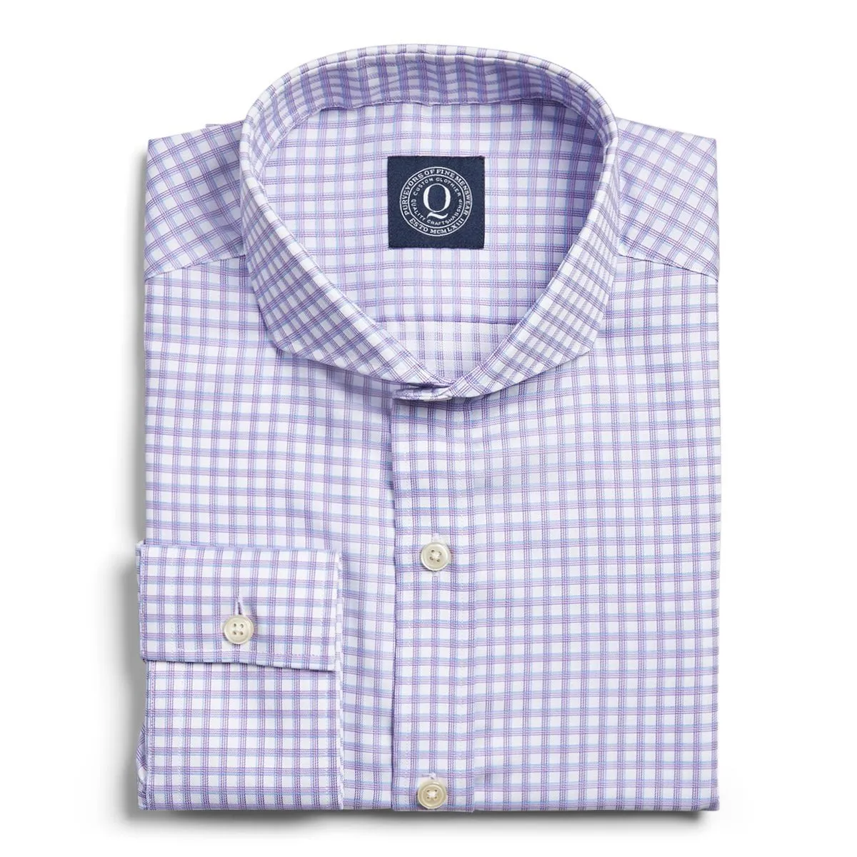 Stain Resistant Multi Check - Lavender