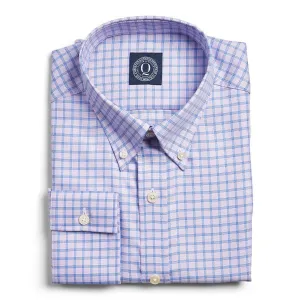 Stain Resistant Twill Check - Lavender