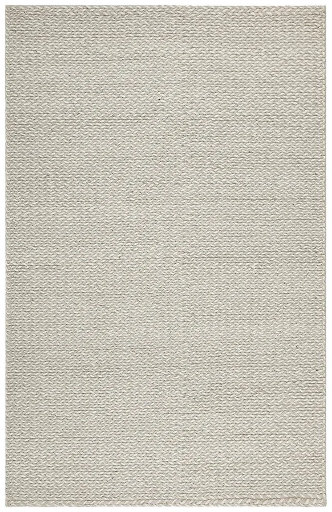 Studio Helena Woven Wool Rug Grey White