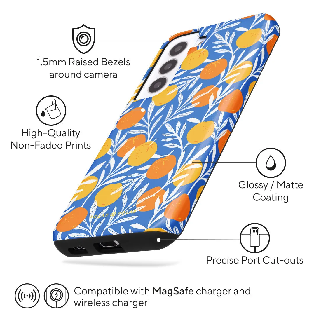 Summer Tangerine - Samsung Galaxy S22 5G Case