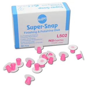 Super-Snap, Red, Super Fine, 50/pk