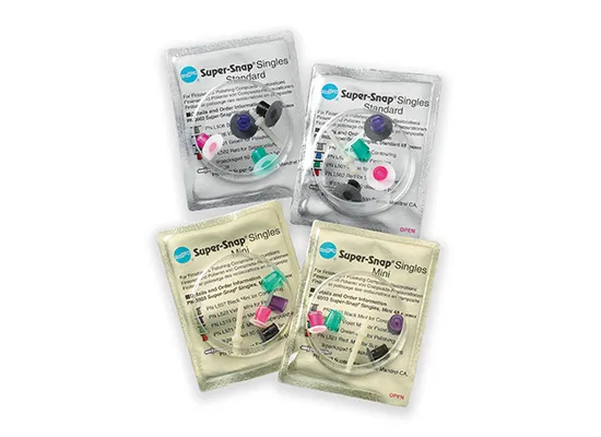 Super-Snap Singles, Mini Size Disk 8mm, 1 Disk of Coarse, Medium, Fine & Super Fine Grits