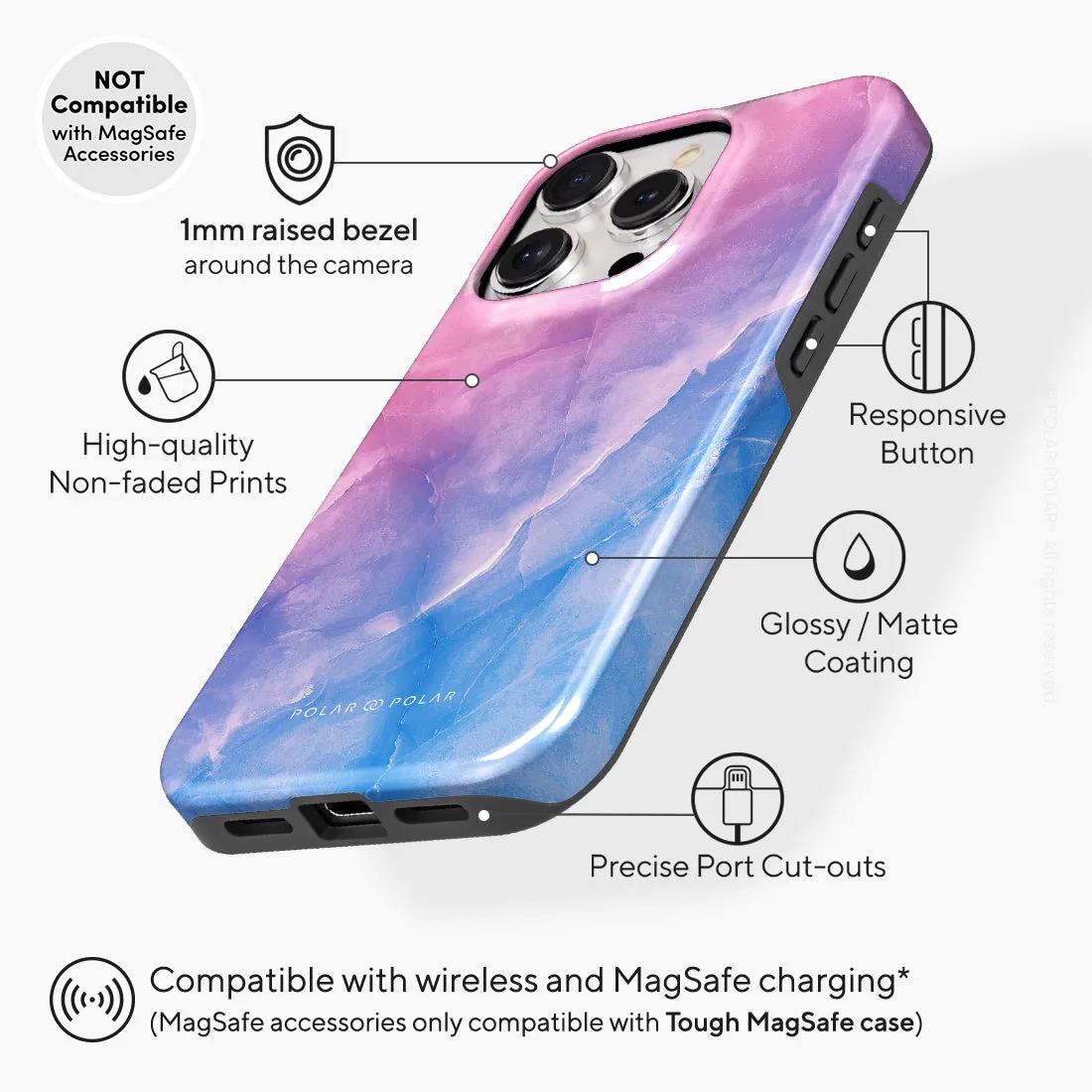 Sweet Rainbow - iPhone 15 Pro Case
