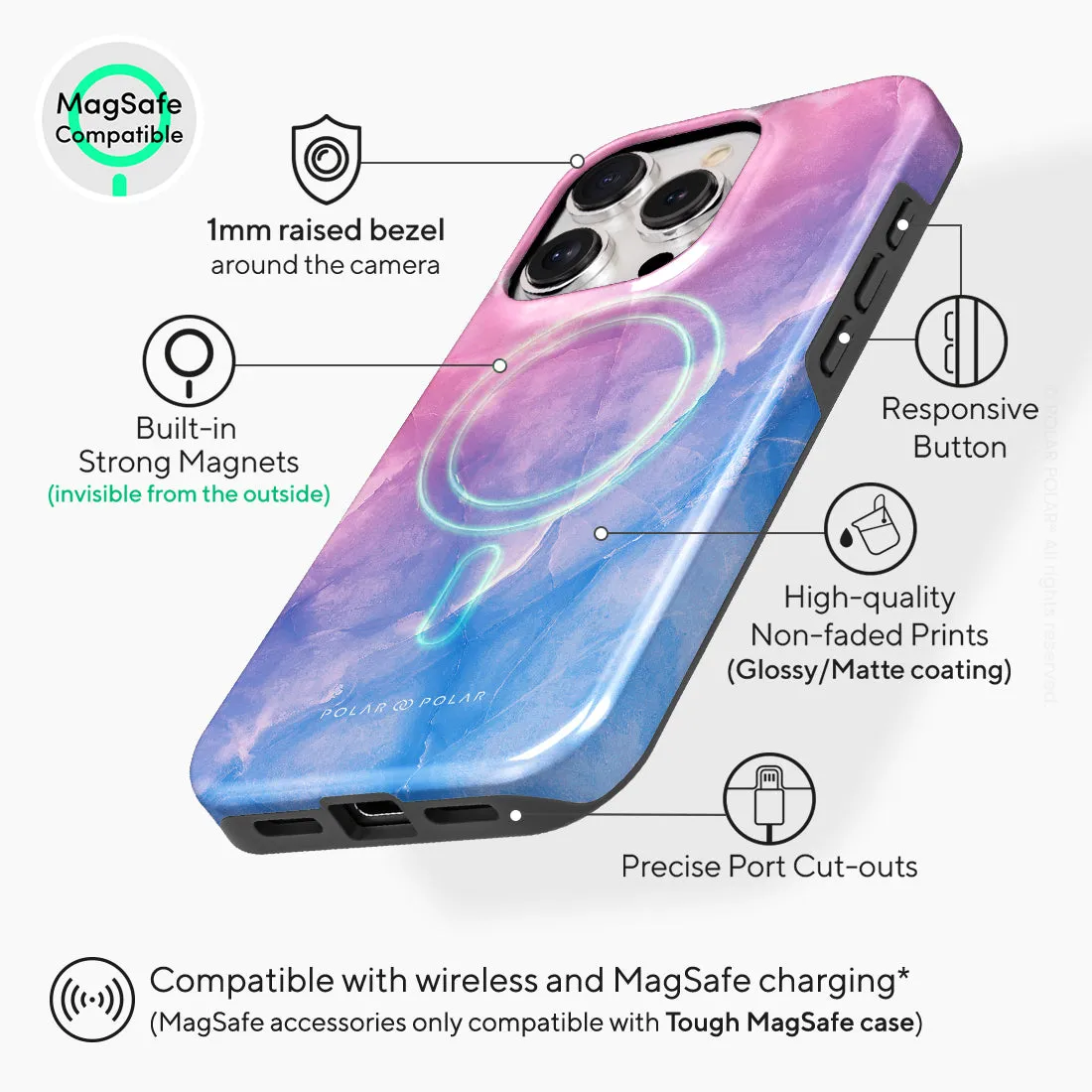 Sweet Rainbow - iPhone 15 Pro Case