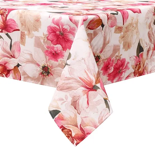 Tablecloth Red/Pink Floral